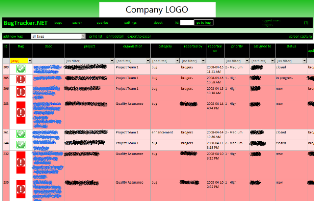 BugTracker.NET (Green/Black Theme)