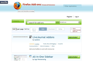 Firefox Addons AMO (Calibri)