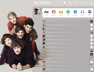 One Direction Dashboard Theme {2}