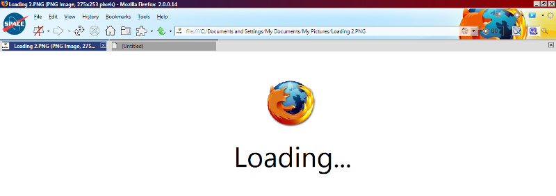 Custom New Tab Loading Image - Personalized Logo
