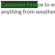 Change Text Highlighting Selector Color