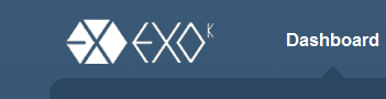 Tumblr Logo - EXOk Name + Logo (White)