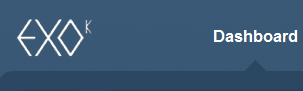 Tumblr Logo - EXOk Name (White)
