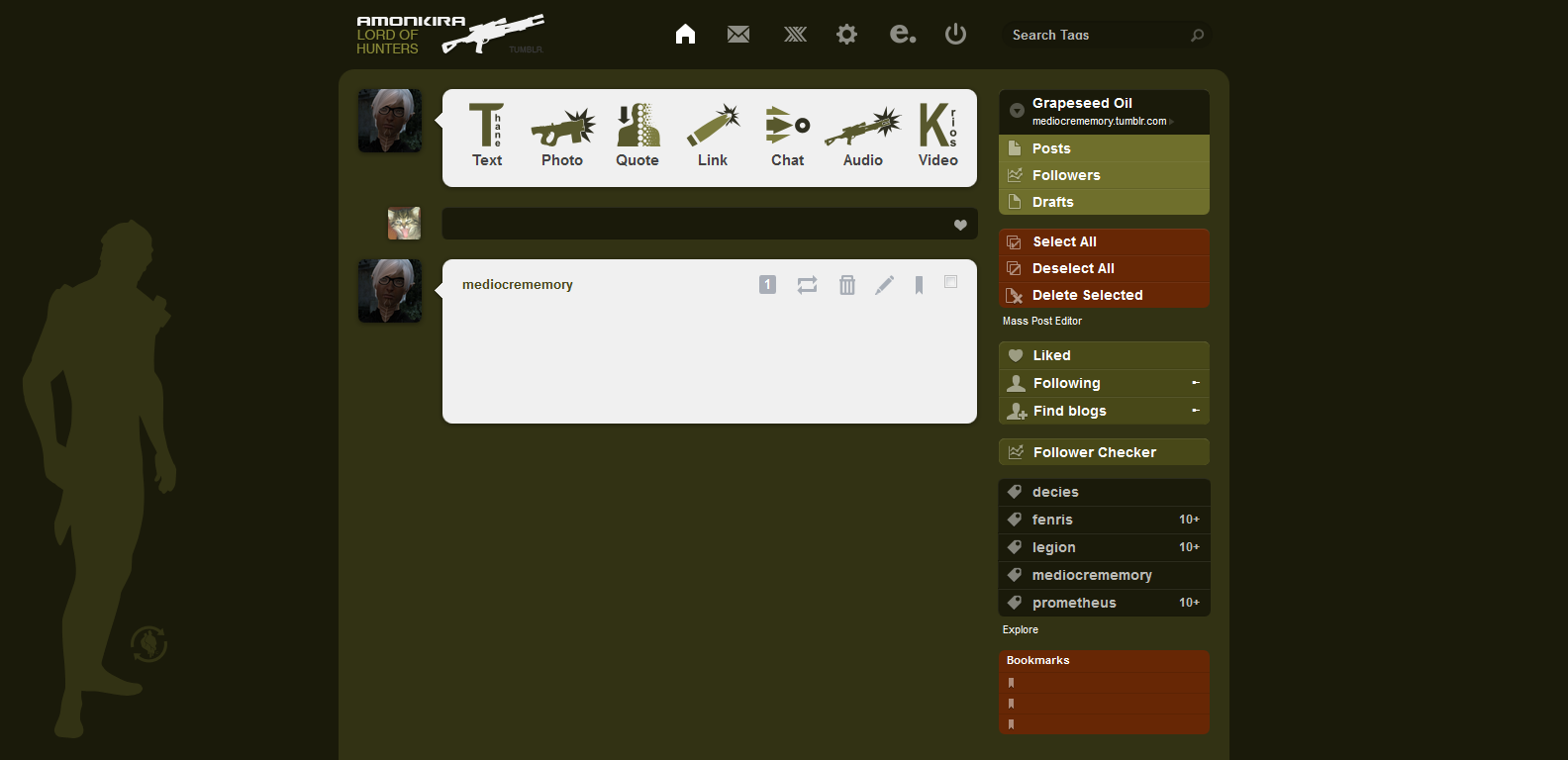 Thane Tumblr Theme