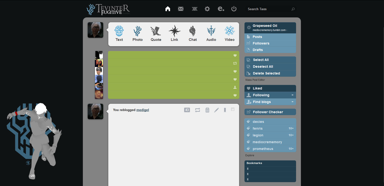 Fenris Tumblr Theme