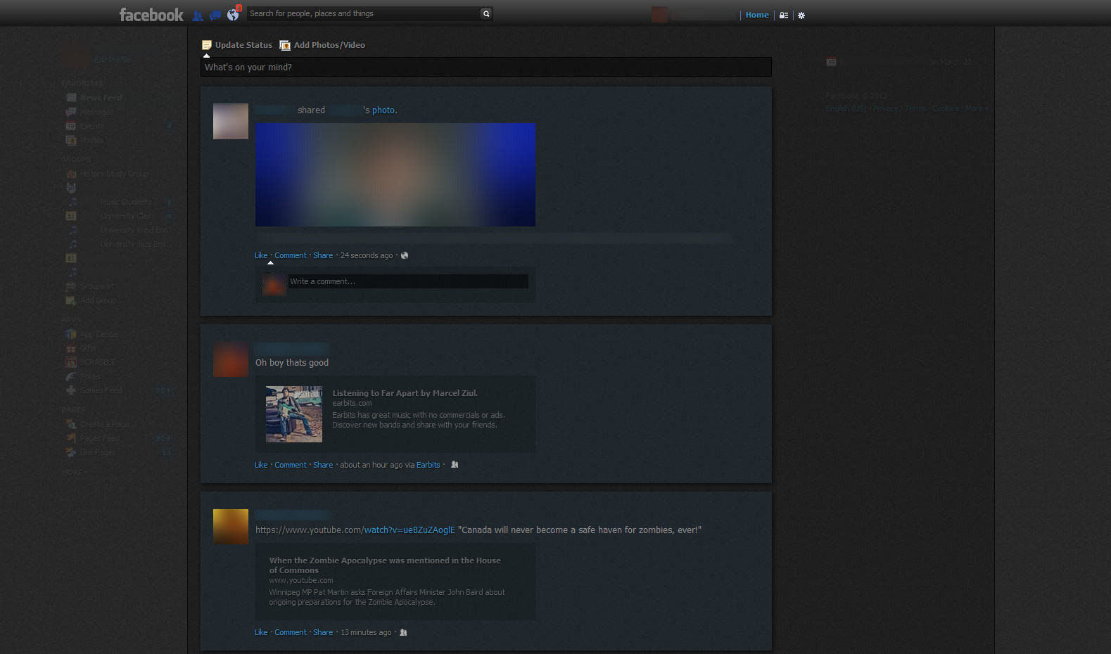 Nocturne Facebook [dark, night]