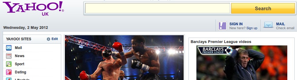 Yahoo Remove Trending Now / Top Ten List