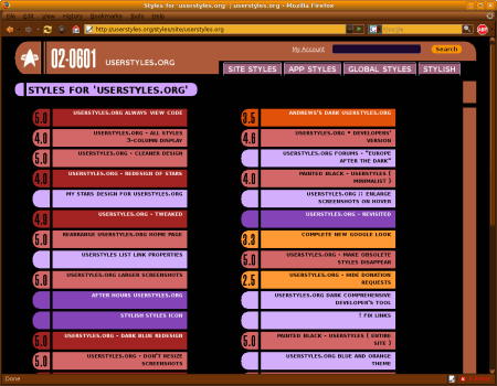 userstyles.org - Star Trek LCARS redesigned (adlc)