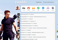 Tumblr dashboard: Hawkeye #2