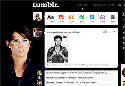 Tumblr dashboard: Maria Hill