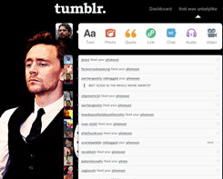 Tumblr dashboard | Tom Hiddleston 2