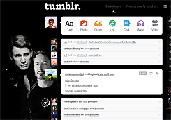 Tumblr dashboard: Tony Stark & Steve Rogers