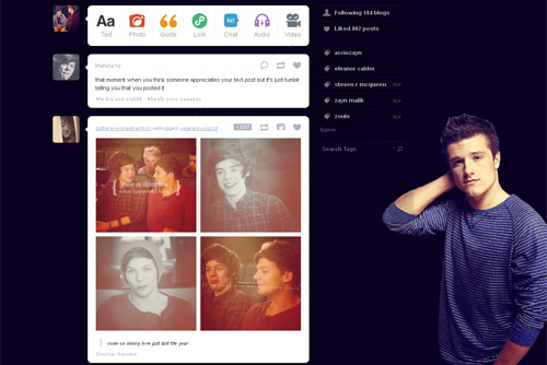 Josh Hutcherson (teen) dashboard