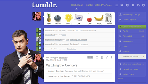 Tumblr Theme: Carlton Lassiter