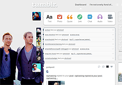 Tumblr dashboard: Hiddleston & Hemsworth #2