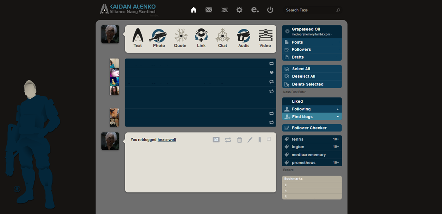 Kaidan Tumblr Theme