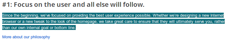 Text highlight