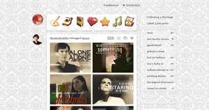 Clean Pattern Tumblr Dashboard