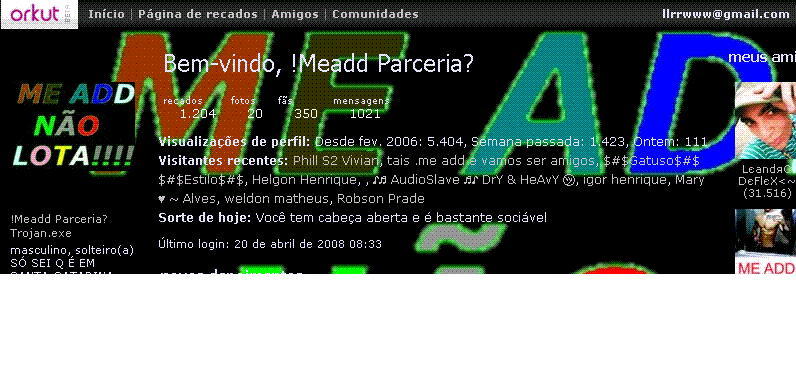 Orkut-ME ADD By Hacker