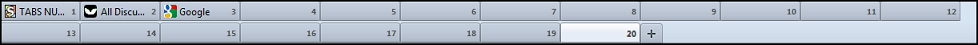 TABS NUMBERED to 99