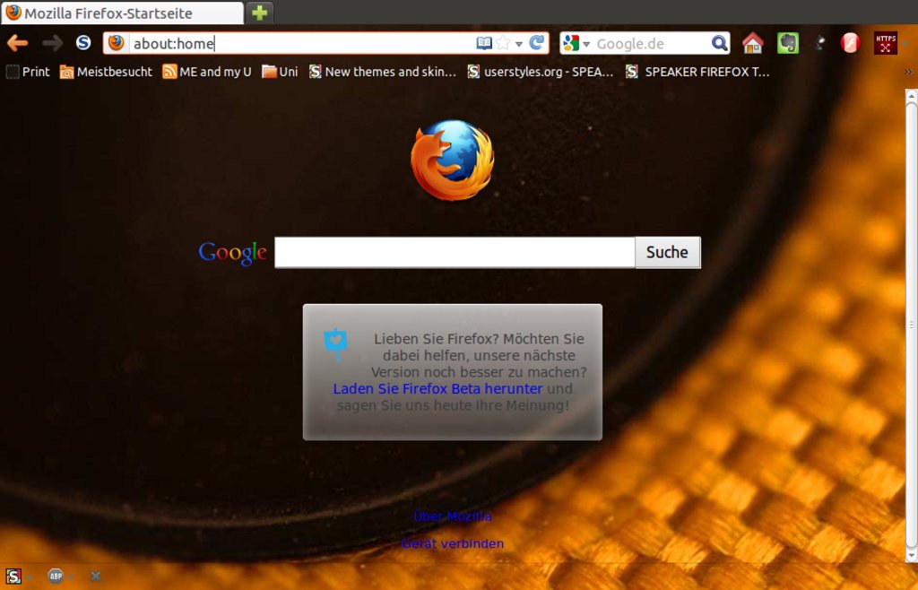 15 SPEAKER Firefox Theme     -> OSX/Ubuntu/Windows