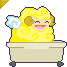 Sheep in a tub