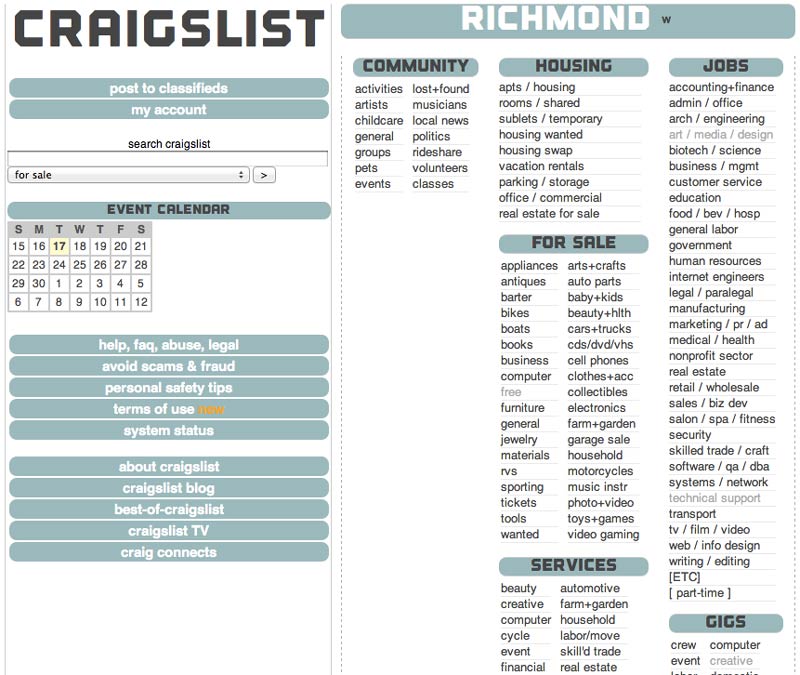 CRAIGSLIST - Pale Turquoise