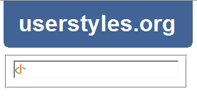 userstyles.org - Minimal Login