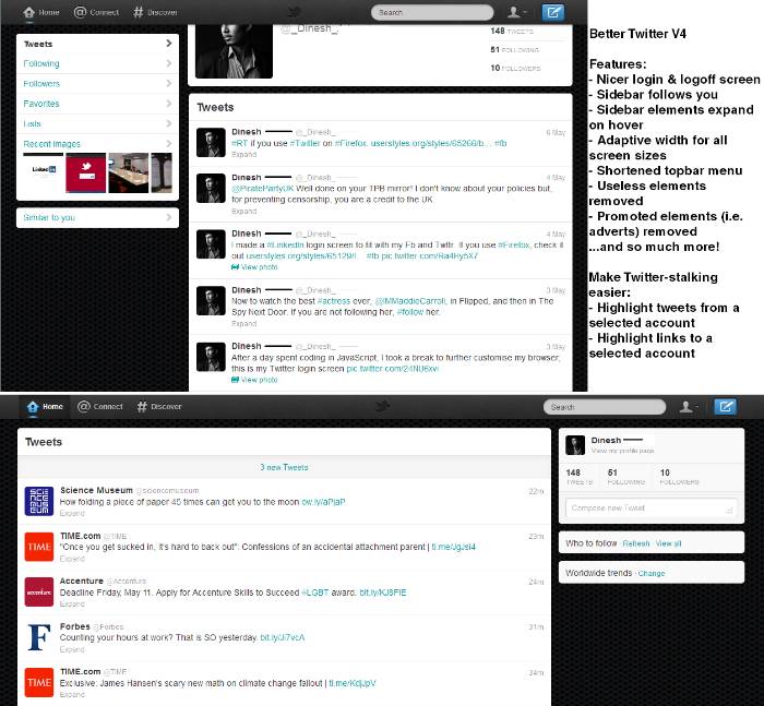 Better Twitter V4 — with Options!
