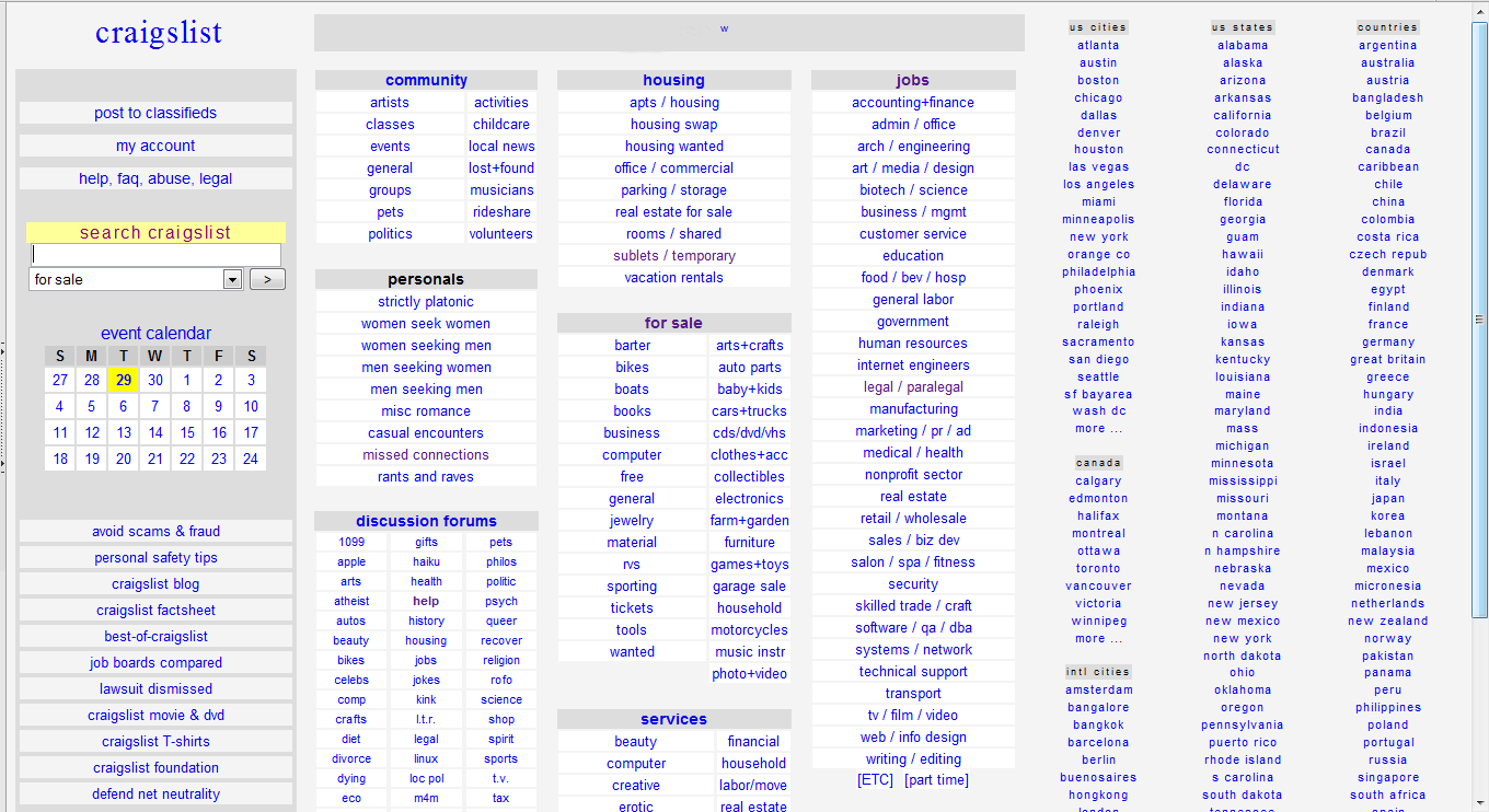 craigslist 1.5 [ wide + centered ]