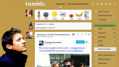 Tumblr Theme: Jeremy Renner