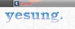 yesung. (tumblr logo) [FIXED]