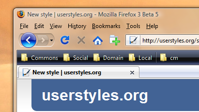 Firefox 3 Glasser Padder