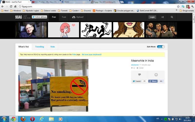 9gag ! No ADS working 2012 !