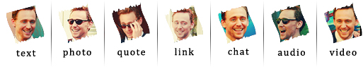 Tom Hiddleston Dashboard Menu