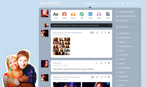 Jenake - Degrassi - Tumblr Theme