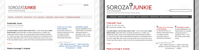 Sorozatjunkie (redesign)