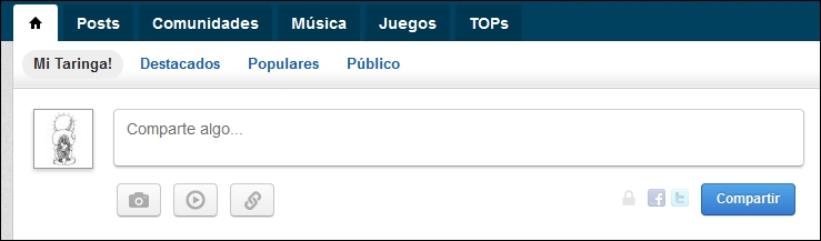 Fix buttos Taringa / Arreglo botones Taringa