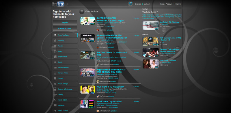 Dark Style For YouTube.Version  1.4.2