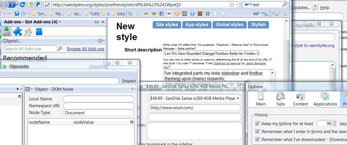 Len R's Well Rounded 3 Dialogs&Textbox fields