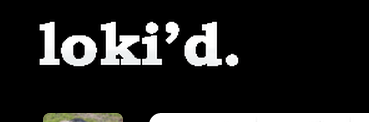 loki'd. tumblr logo