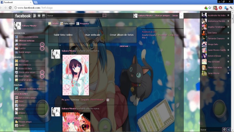 Facebook Anime/Cute  Dark Shiny Pink  transparency