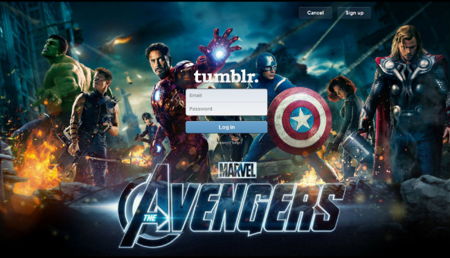The Avengers Tumblr Login