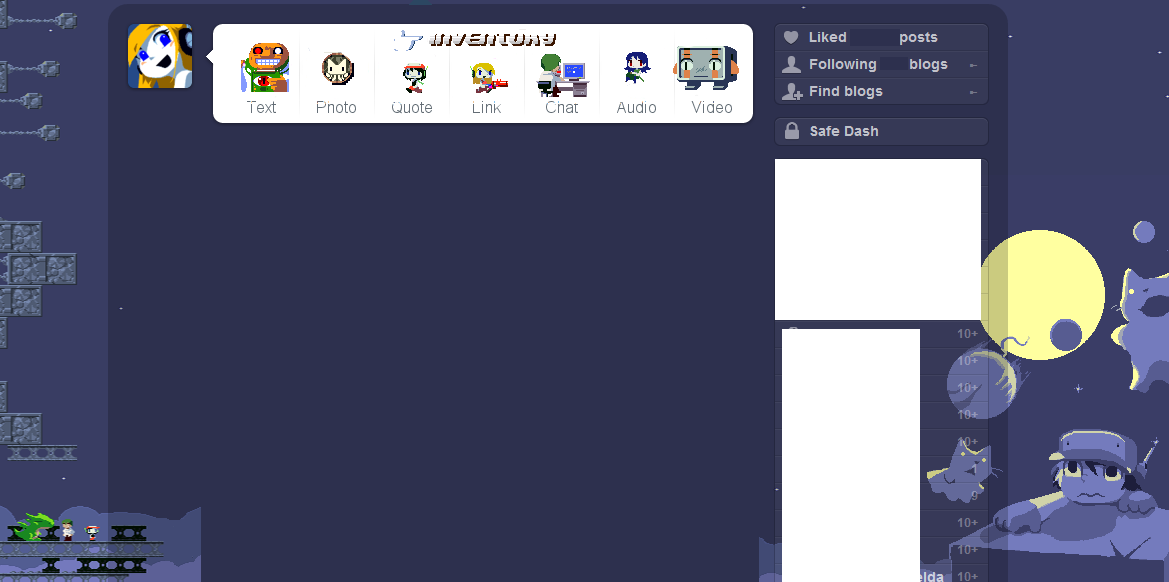 Cave Story Tumblr Dashboard