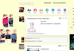 Tumblr dashboard: the Wanted
