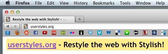 Firefox 10+ Mac OS X quickfix