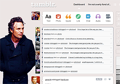 Tumblr dashboard: Mark Ruffalo #1