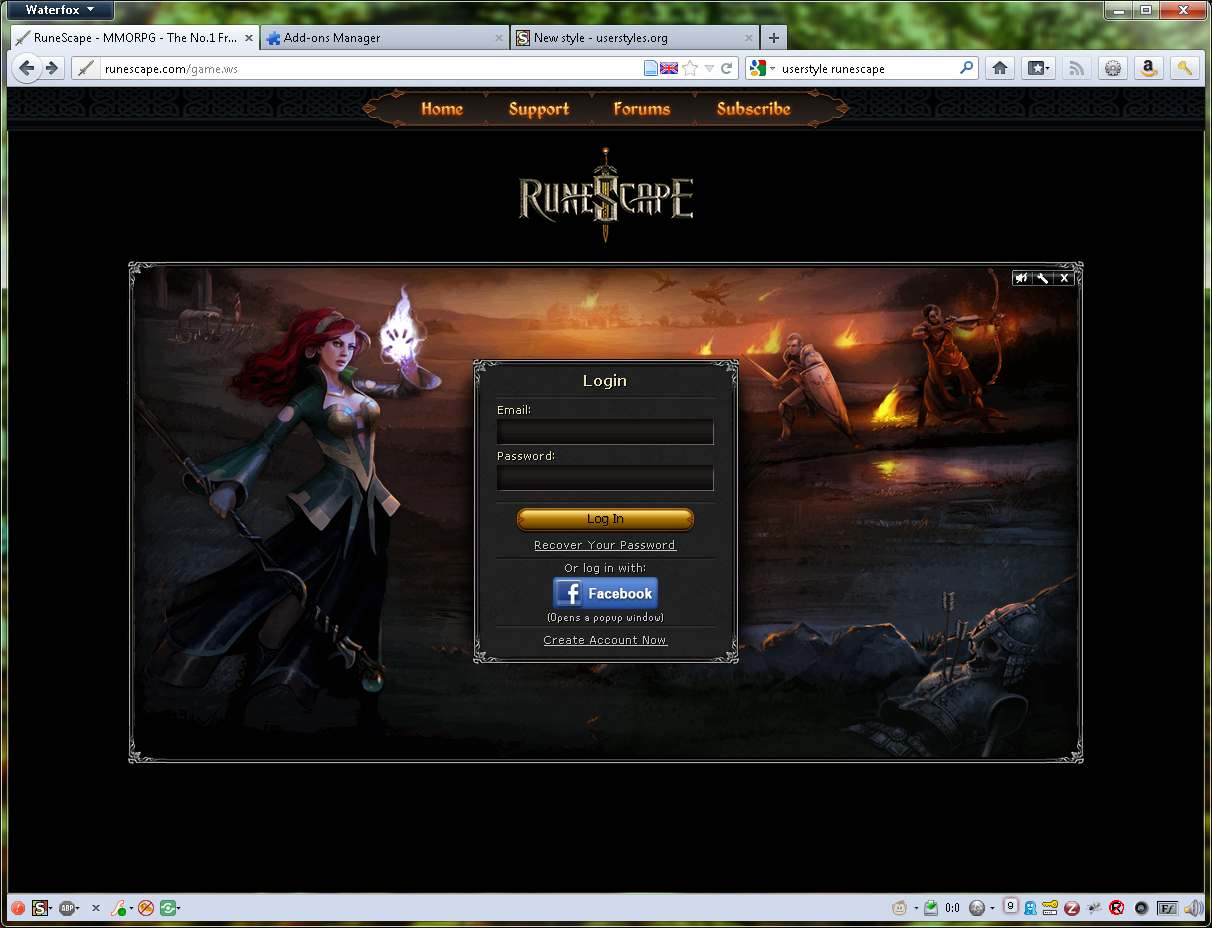 Disable Runescape Ads (Not the Menu)