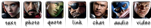 Avengers Dashboard Menu
