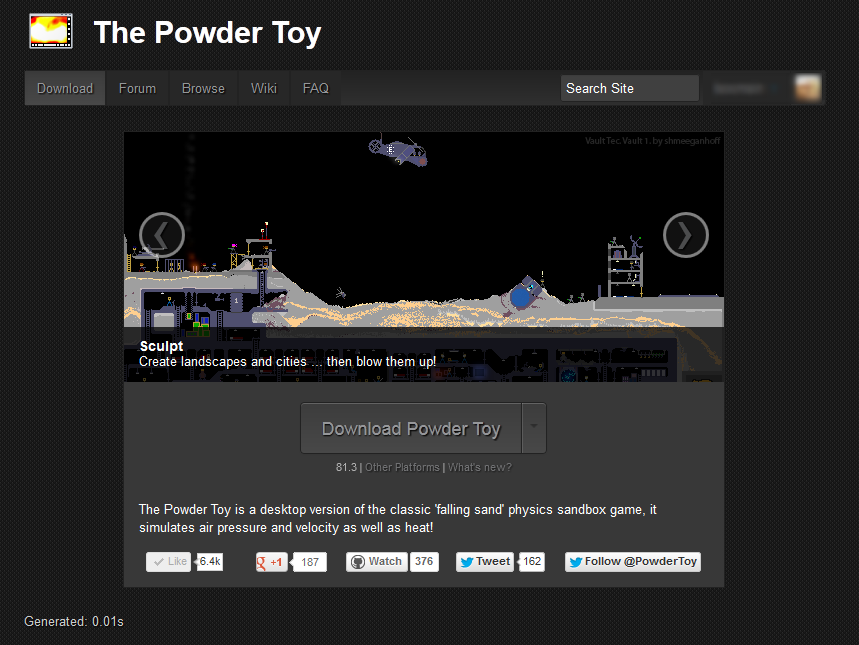 The Powder Toy custom CSS